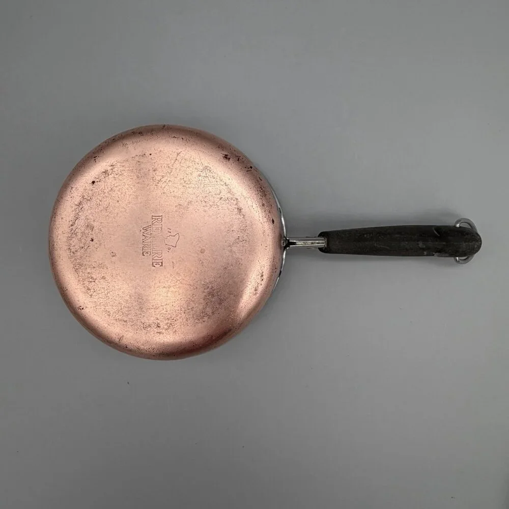Vintage Revere Ware 1801 1 Qt. Sauce Pan Pot with Copper Bottom & Lid